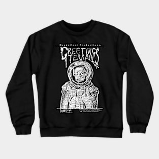 Space Zombie Says Hello Crewneck Sweatshirt